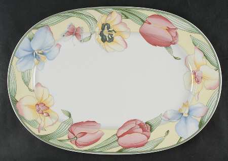 Canari 16" Oval Serving Platter