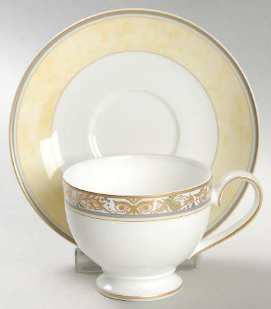 Cannes Footed Demitasse Cup & Saucer Set