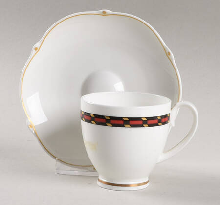 Castellon Footed Demitasse Cup & Saucer Set