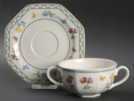 Casaverde Flat Cream Soup Bowl & Saucer Set