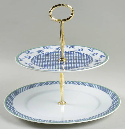 Castell 6 5/8"-10"  2 Tiered Serving Tray (Dp, Sp) HC