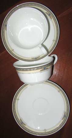 Cavalier Flat Cup & Saucer Set