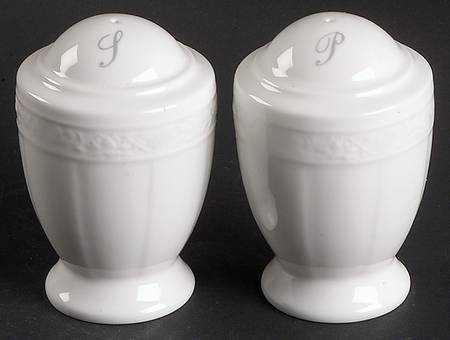 Cameo White (Weiss) Salt & Pepper Set