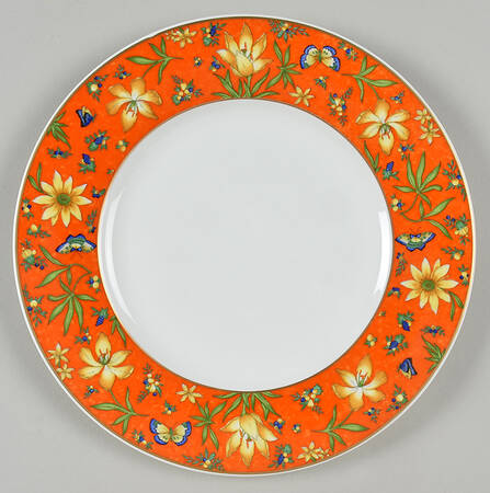 Celine Orange Salad Plate