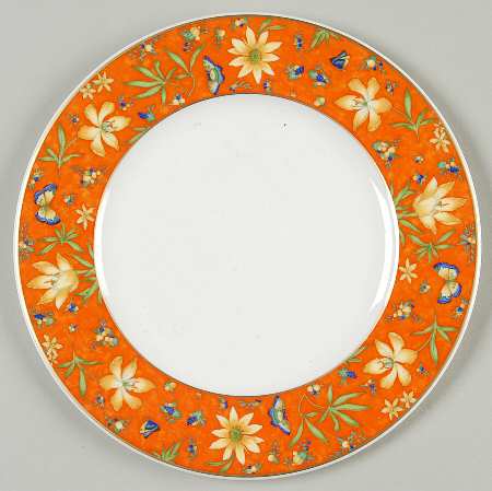Celine Orange Bread & Butter Plate
