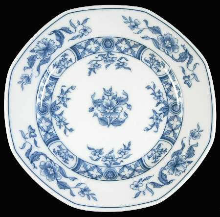 China Blue Bread & Butter Plate