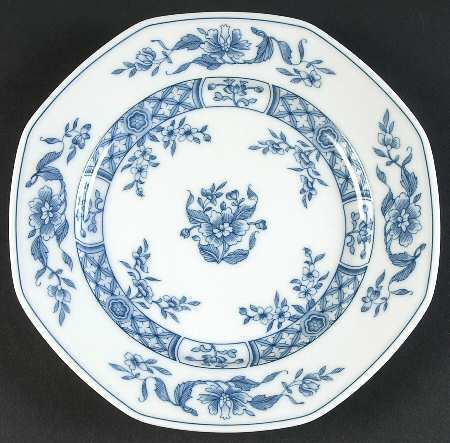 China Blue Salad Plate