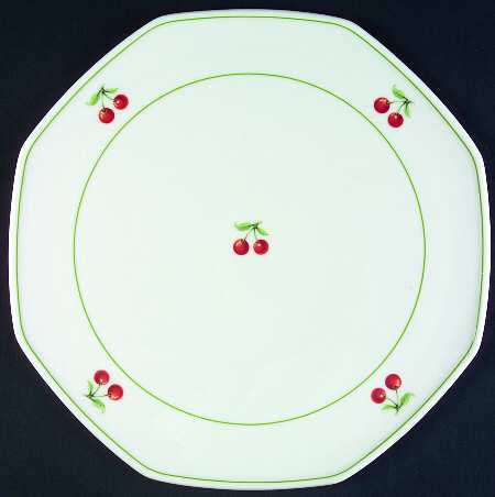 Cherry Cake Plate
