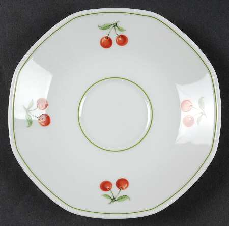Cherry Saucer for Cream Soup Bowl