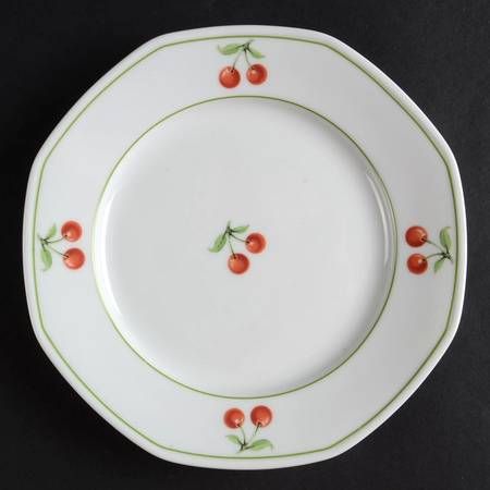 Cherry Bread & Butter Plate