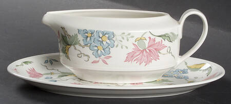 Chintz Gravy Boat & Underplate