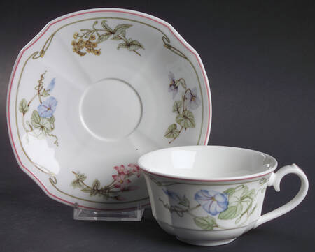 Clarissa Flat Cup & Saucer Set