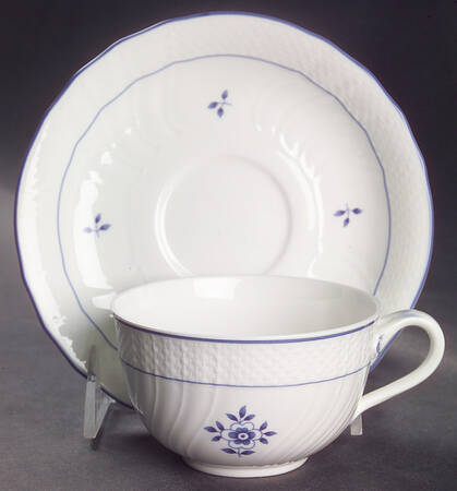 Coburg Flat Cup & Saucer Set