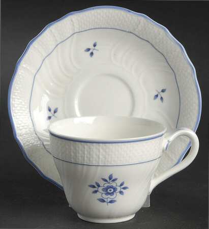 Coburg Flat Demitasse Cup & Saucer Set by Villeroy & Boch