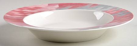 Collage Large Rim Soup Bowl