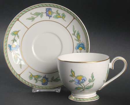 Columbia Footed Cup & Saucer Set