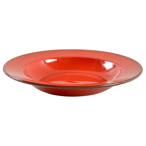 Cordoba Cordova Red (Brown Trim) Rim Soup Bowl