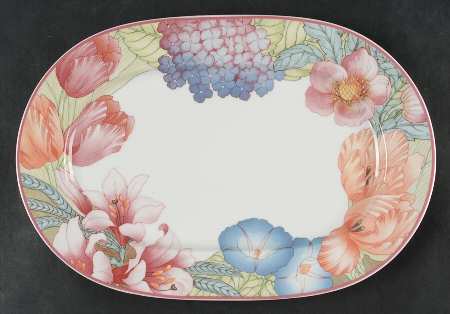 Corolla 13" Oval Serving Platter