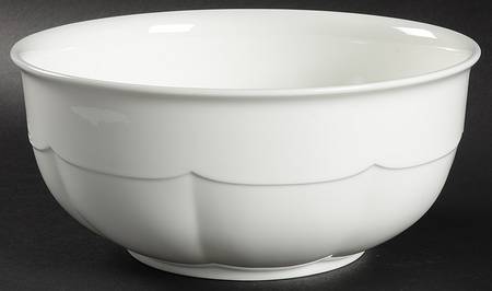 Damasco White 8" Round Vegetable Bowl