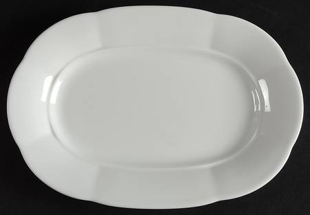 Damasco White Relish/Gravy Underplate