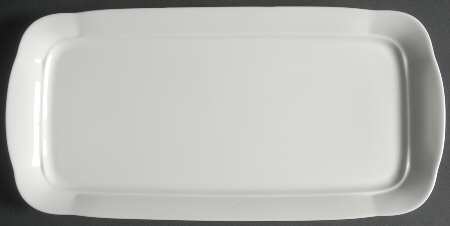 Damasco White Large Sandwich Tray