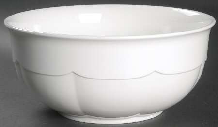 Damasco White 10" Round Vegetable Bowl