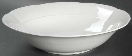 Damasco White 9" Round Vegetable Bowl