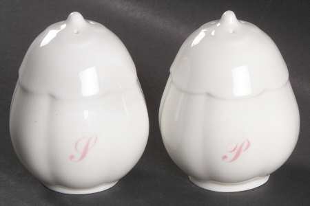 Damasco White Salt & Pepper Set