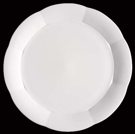 Damasco White 12" Chop Plate (Round Platter)