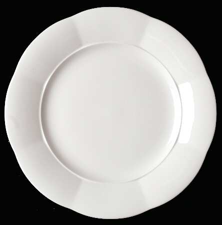 Damasco White Salad Plate