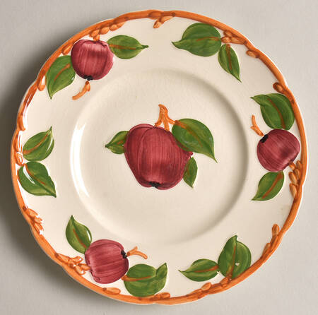 Delicious Apple Bread & Butter Plate