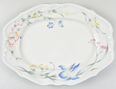 Delia 17" Oval Serving Platter