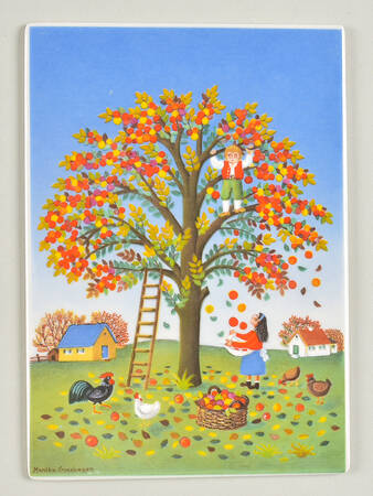 Design Naif Ceramic Postcard
