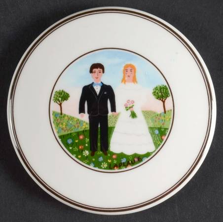 Naif Wedding Lid for 3" Candy Box