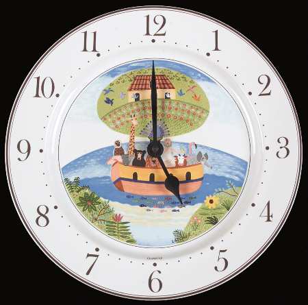 Design Naif Clock Plate