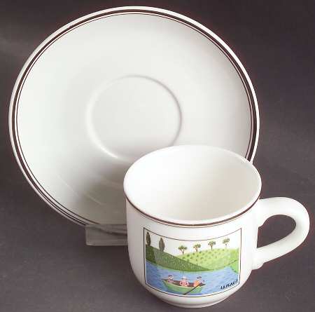 Design Naif Flat Demitasse Cup & Saucer Set
