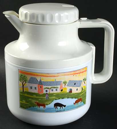 Design Naif Metal Thermos/Carafe & Lid