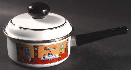 Design Naif 1.5qt Metal Covered Saucepan by Villeroy & Boch