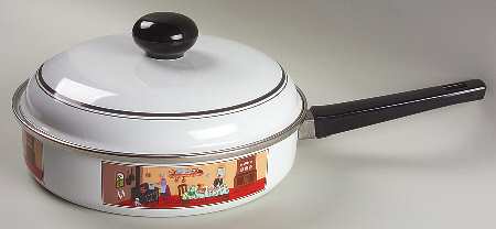 Design Naif 10" Metal Skillet & Lid