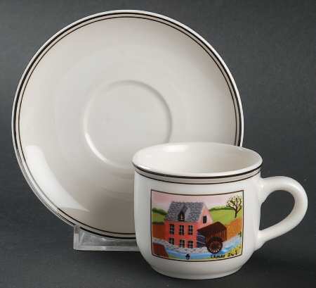 Design Naif Flat Demitasse Cup & Saucer Set