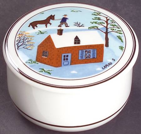 Design Naif 3" Candy Box & Lid by Villeroy & Boch
