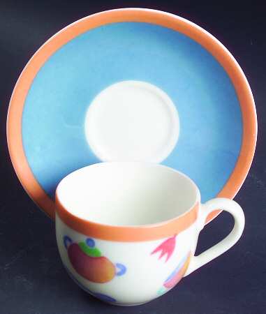 Desco Flat Demitasse Cup & Saucer Set