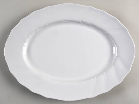 Diamant (White) 14" Oval Serving Platter