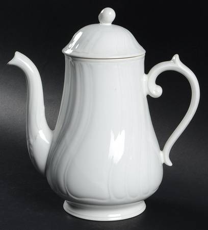 Diamant (White) Coffee Pot & Lid