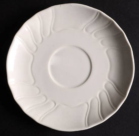 Diamant (White) Saucer for Flat Cup