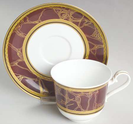Empress Flat Cup & Saucer Set