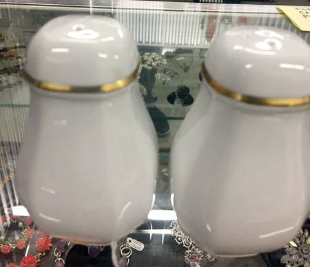 Facette Gold Salt & Pepper Set