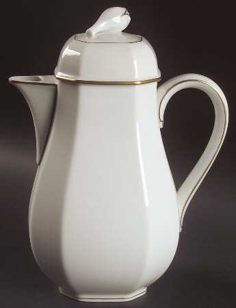 Facette Gold Coffee Pot & Lid