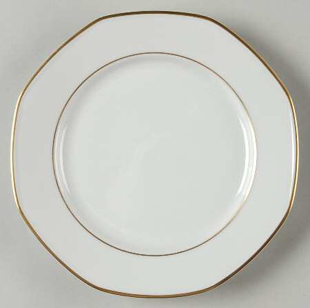 Facette Gold Bread & Butter Plate
