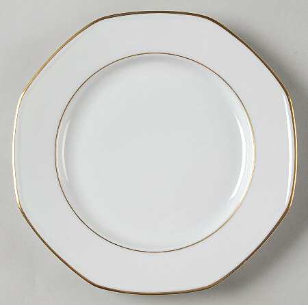 Facette Gold Salad Plate